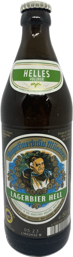Августинер Мюнхен Лагербир Хелл (марки) 0,5л