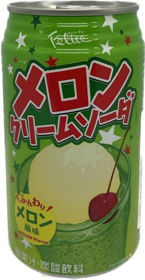 Томинага Дыня Крем Сода б/а 0,35 ж/б Япония