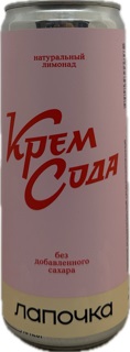 Лапочка Крем Сода (марки) б/а 0,33 ж/б